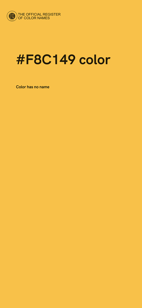 #F8C149 color image