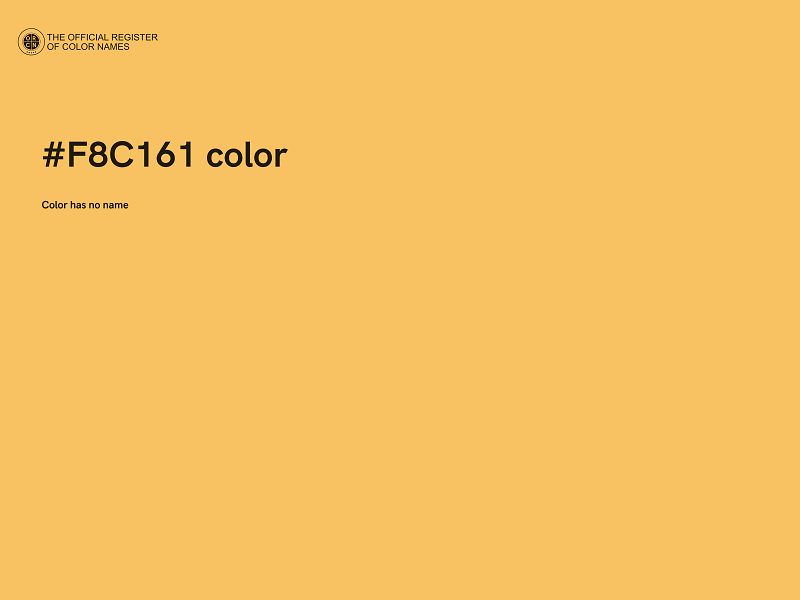 #F8C161 color image