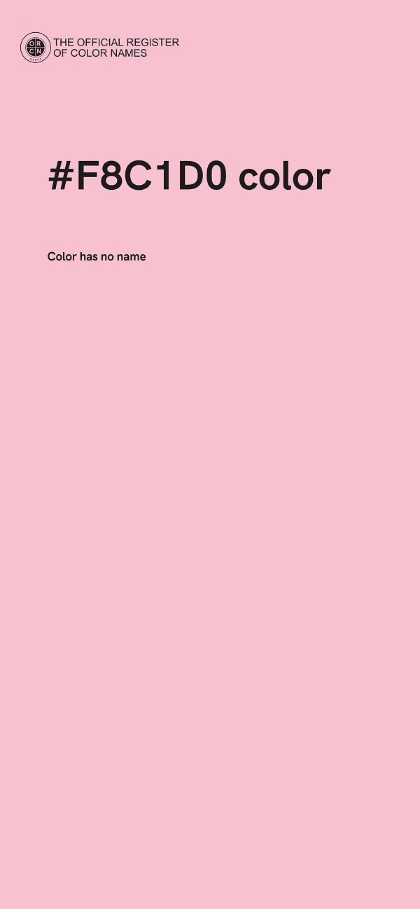 #F8C1D0 color image