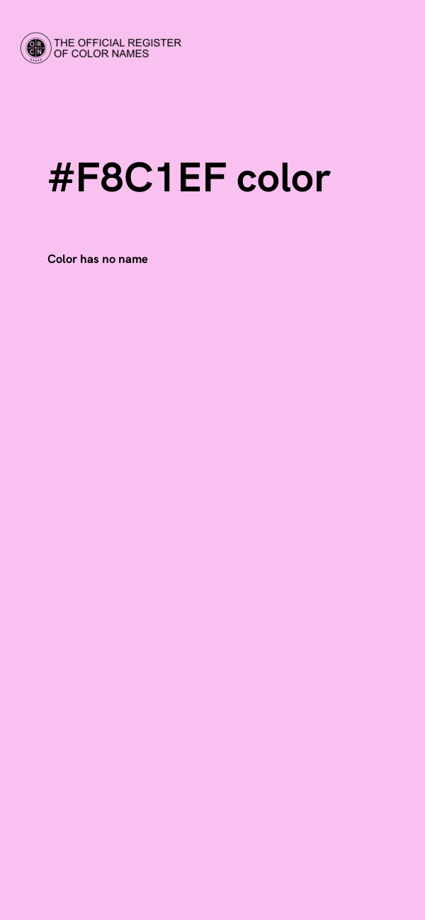 #F8C1EF color image
