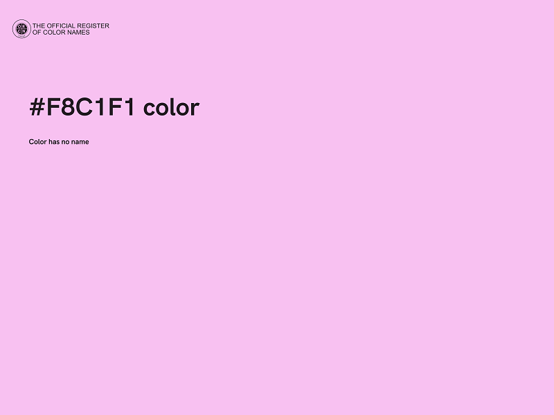 #F8C1F1 color image