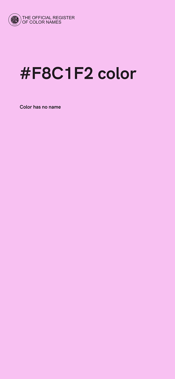 #F8C1F2 color image