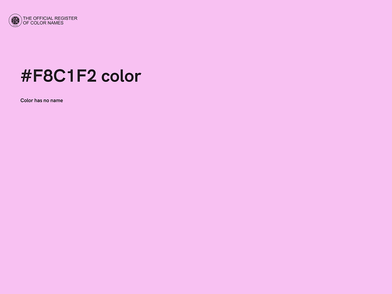 #F8C1F2 color image