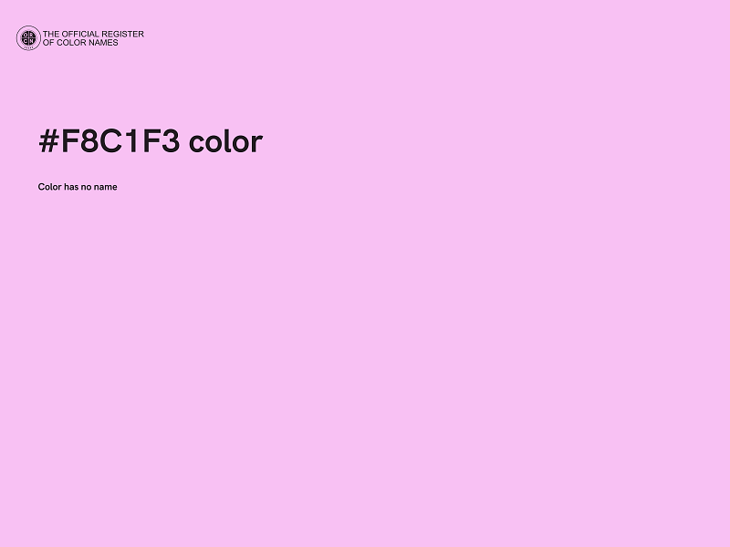 #F8C1F3 color image