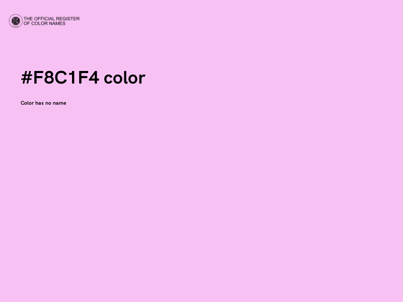 #F8C1F4 color image