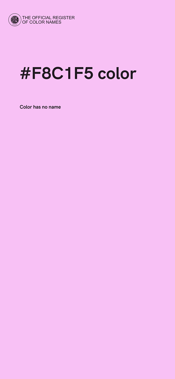 #F8C1F5 color image