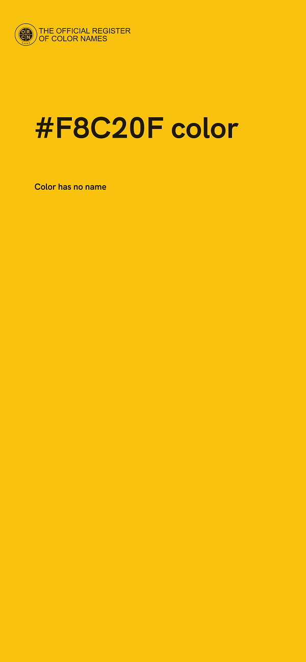 #F8C20F color image