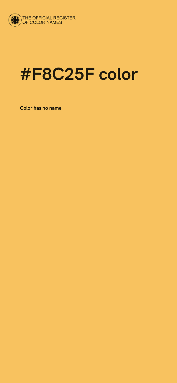 #F8C25F color image