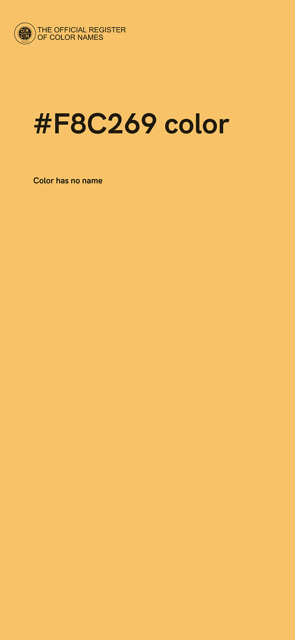 #F8C269 color image