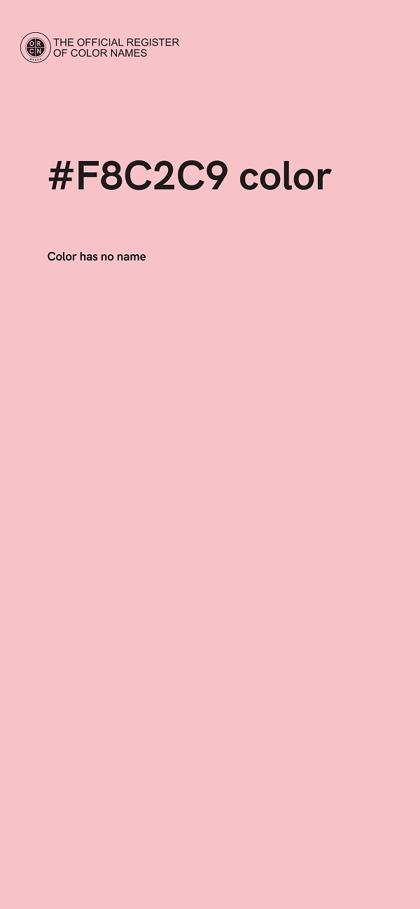 #F8C2C9 color image