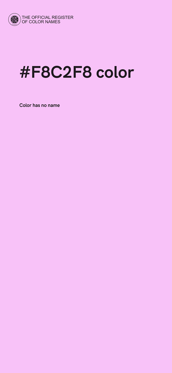 #F8C2F8 color image