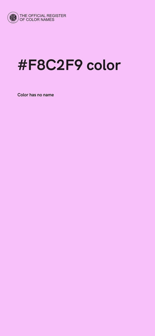 #F8C2F9 color image