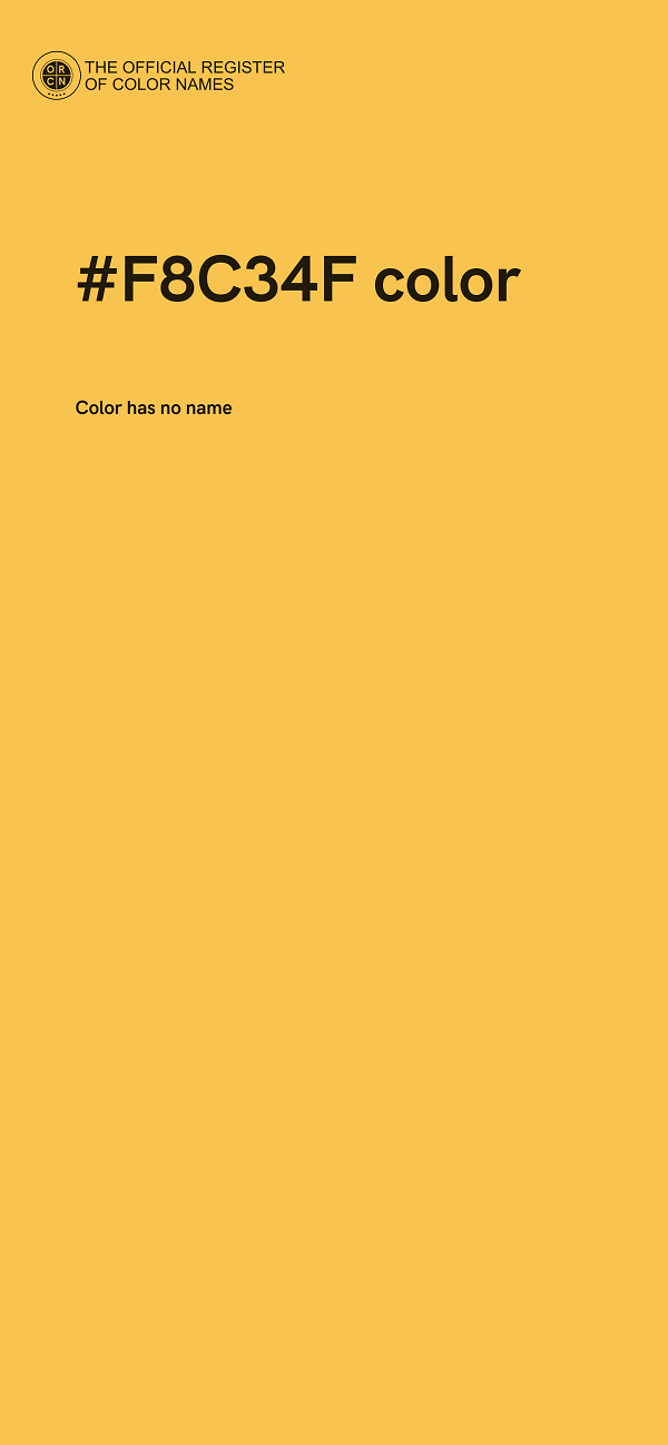 #F8C34F color image
