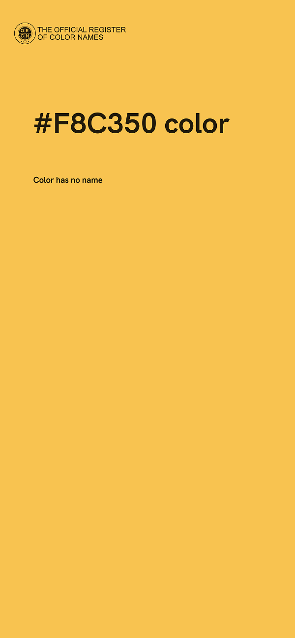 #F8C350 color image