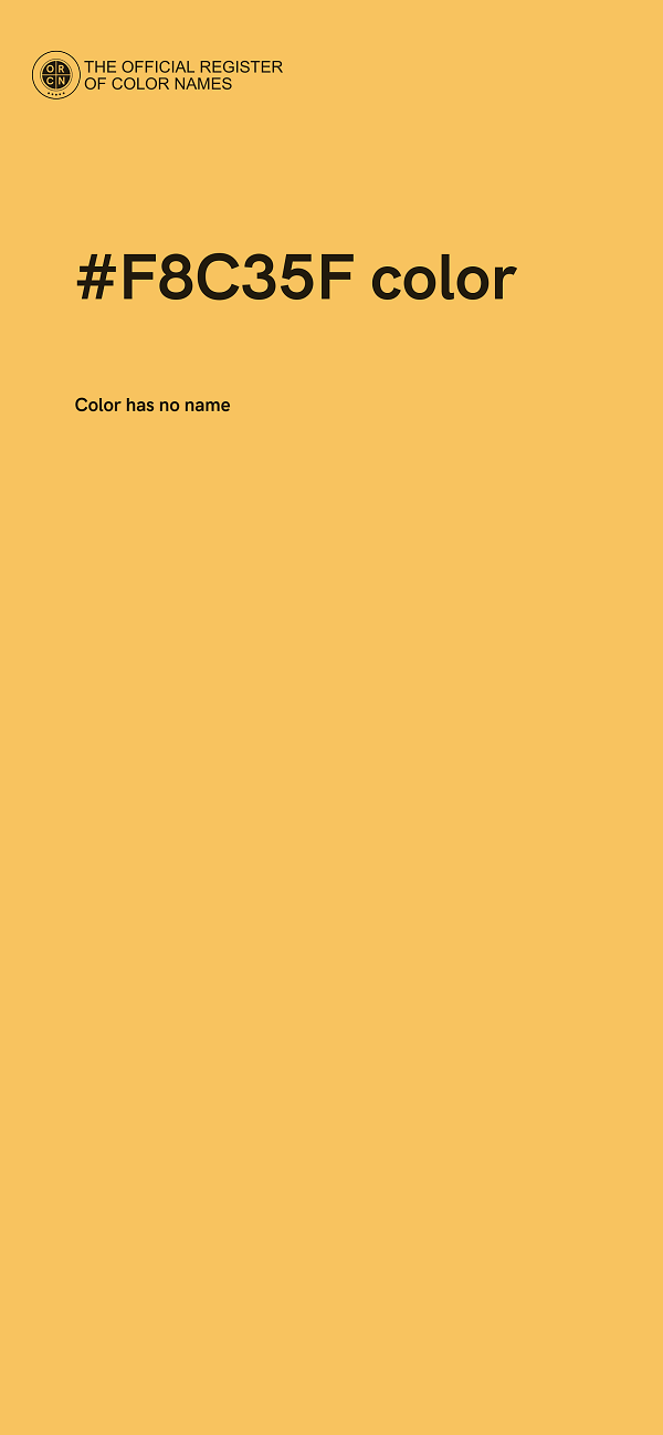 #F8C35F color image