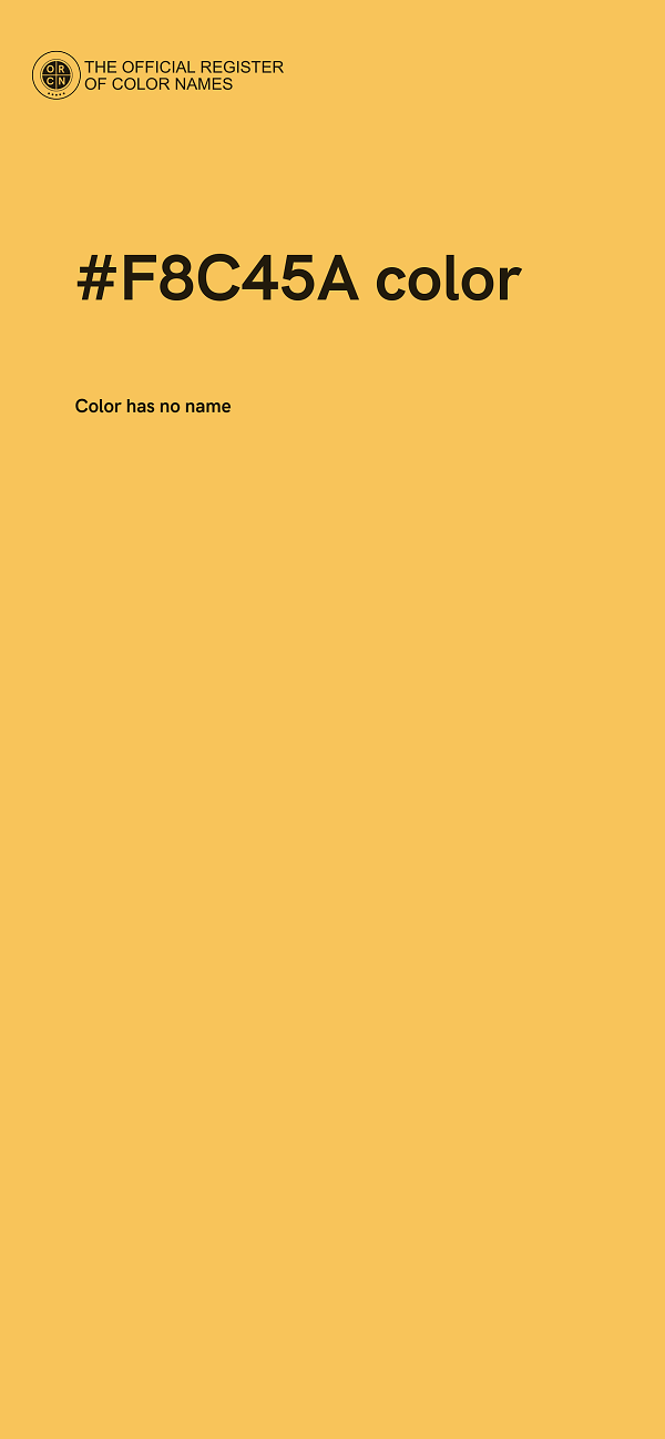 #F8C45A color image