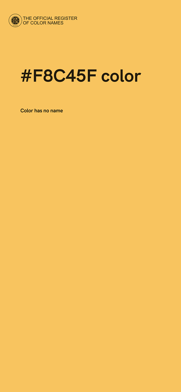 #F8C45F color image