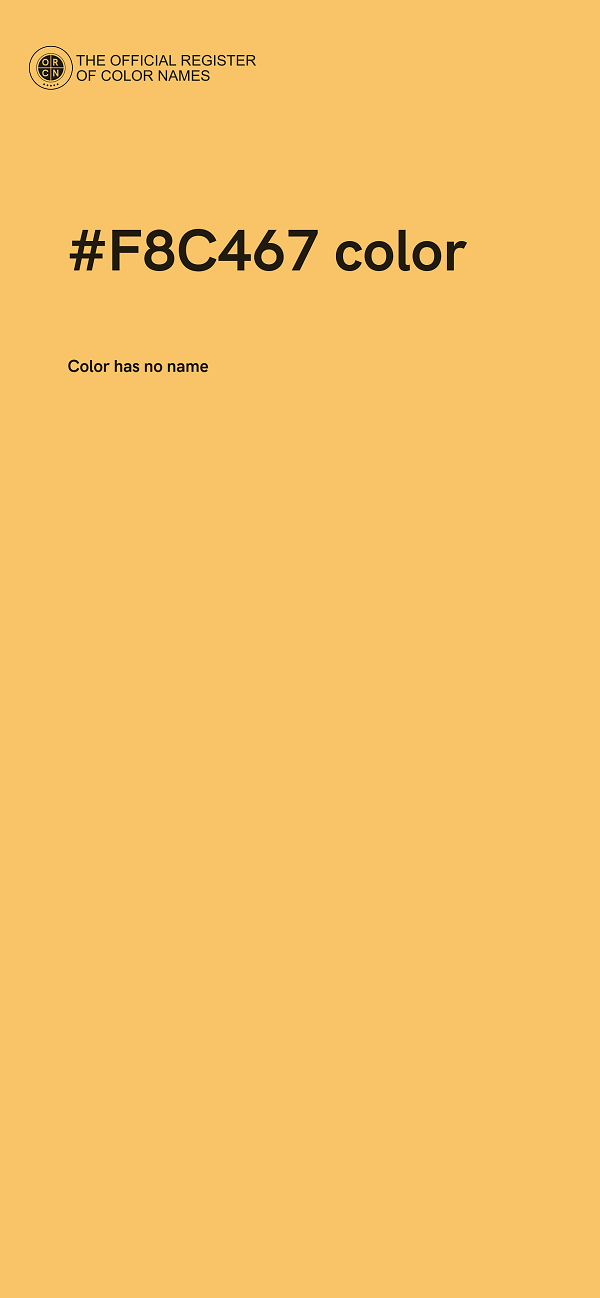 #F8C467 color image