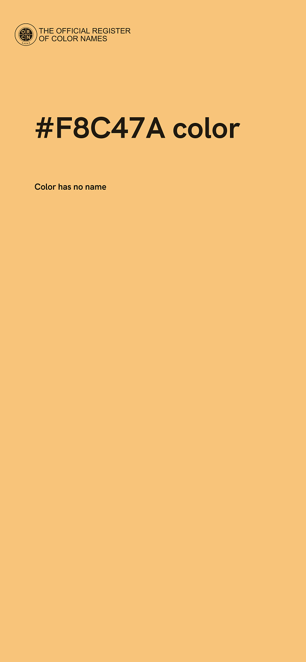 #F8C47A color image