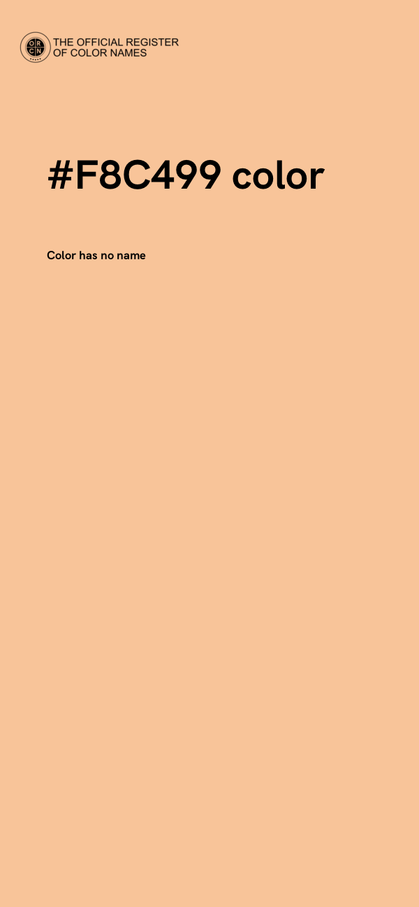 #F8C499 color image