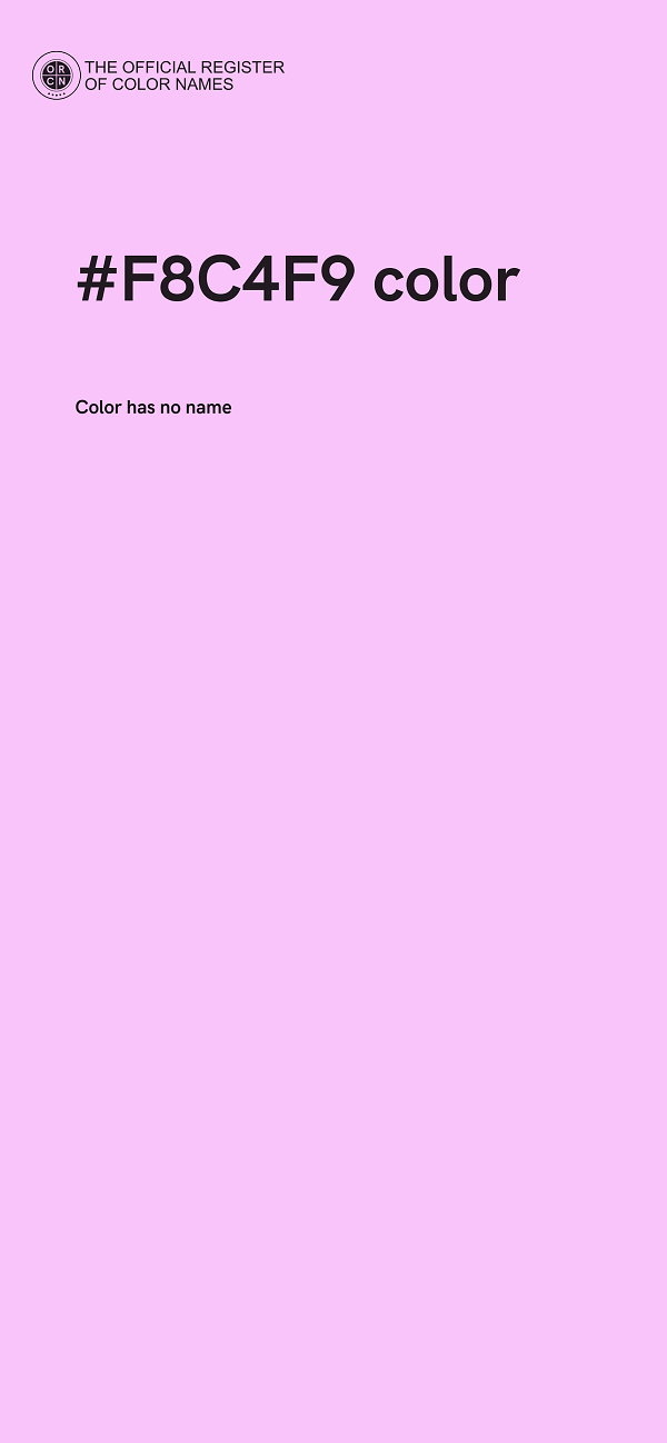 #F8C4F9 color image
