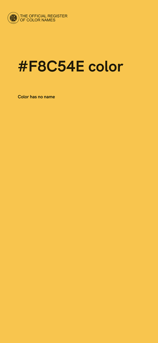 #F8C54E color image