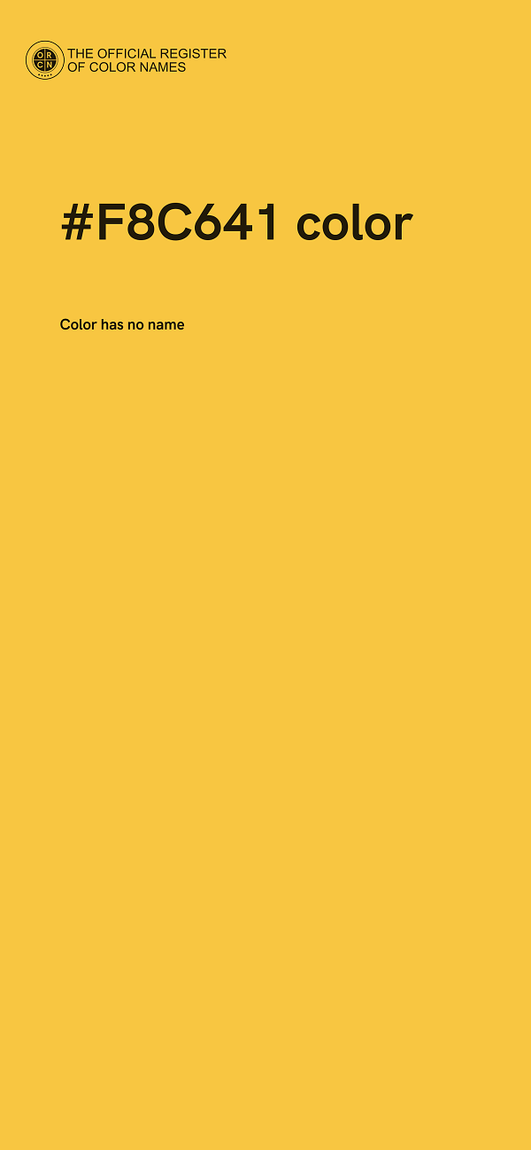 #F8C641 color image
