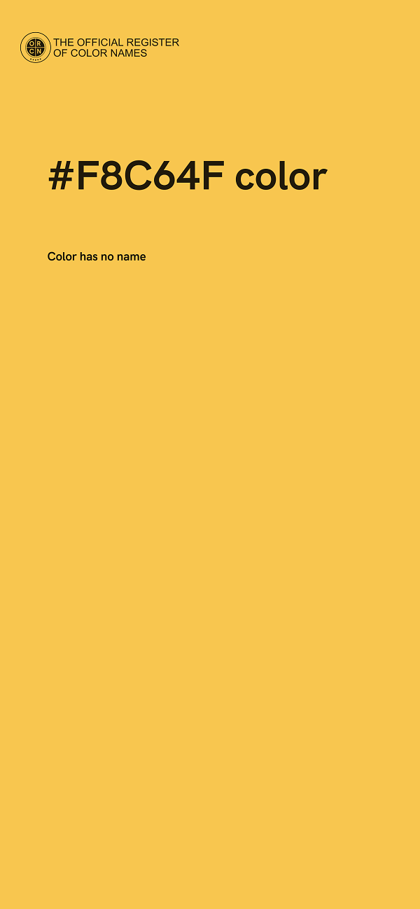 #F8C64F color image