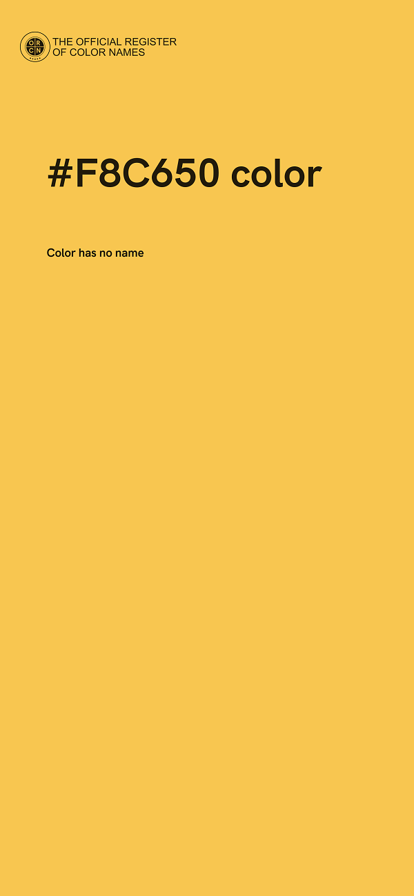 #F8C650 color image