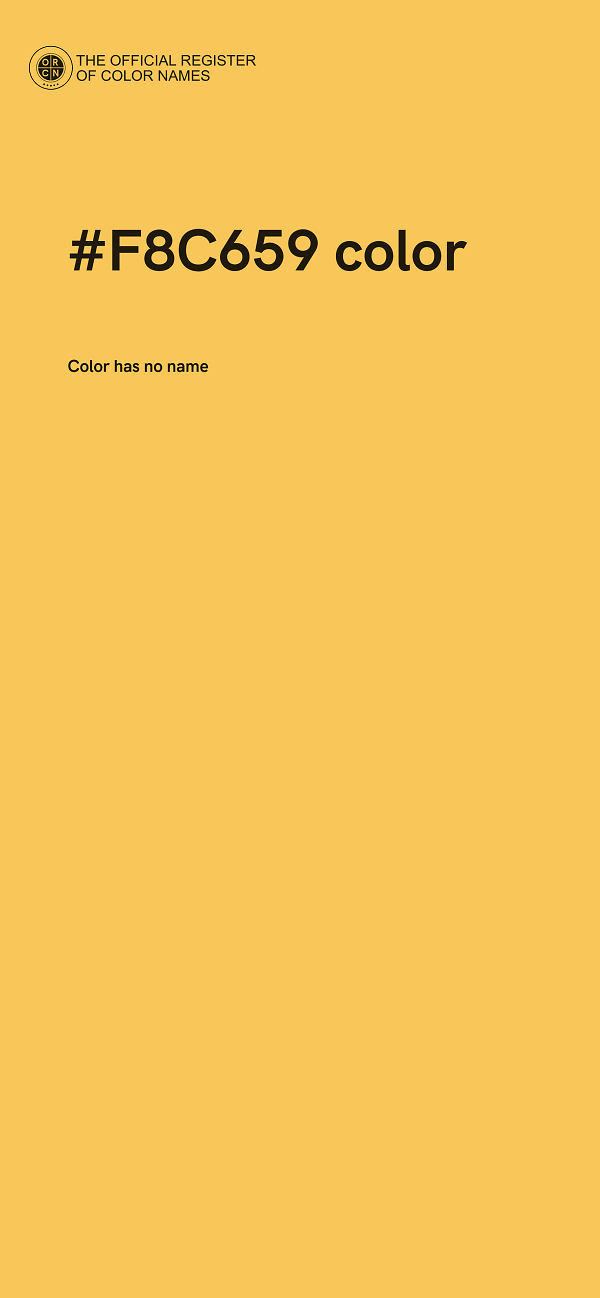 #F8C659 color image