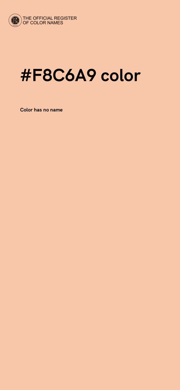 #F8C6A9 color image