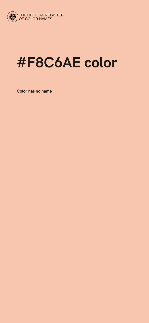#F8C6AE color image