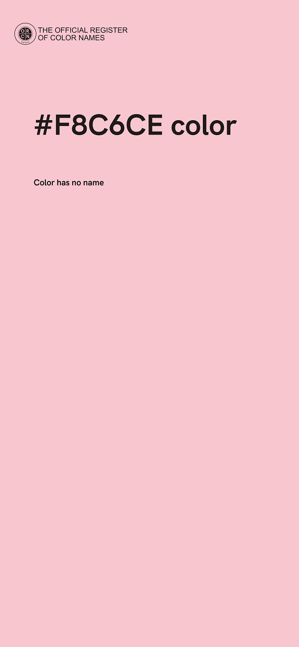 #F8C6CE color image