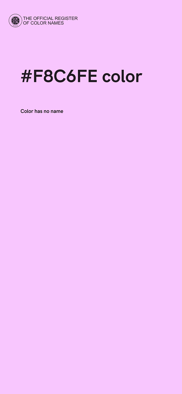 #F8C6FE color image