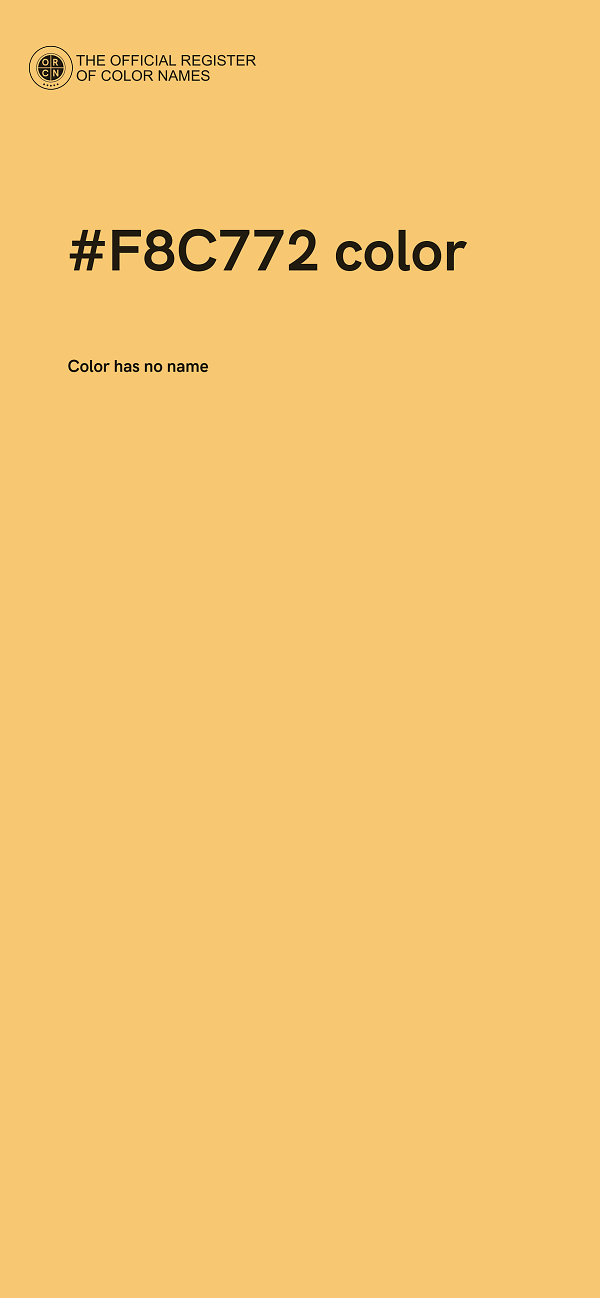 #F8C772 color image