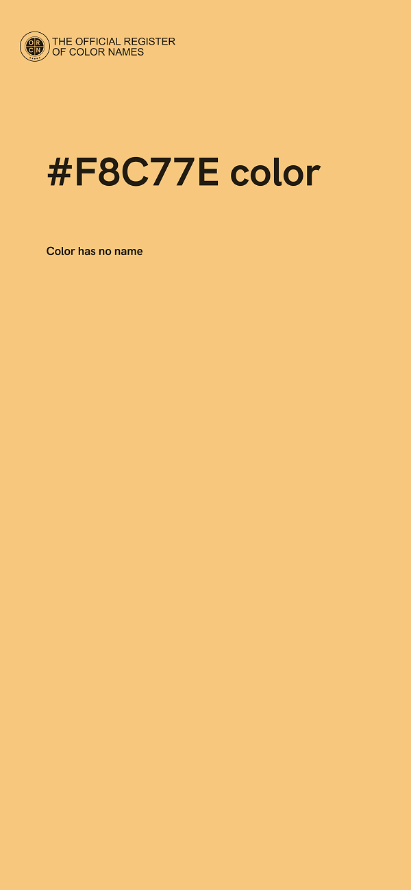 #F8C77E color image