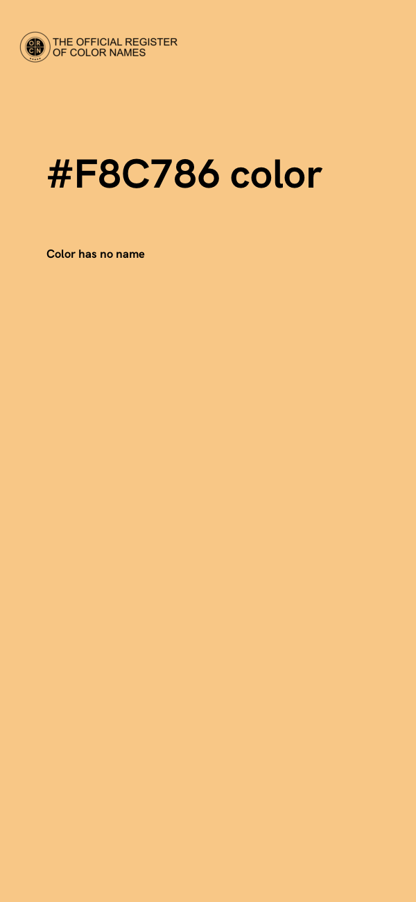 #F8C786 color image