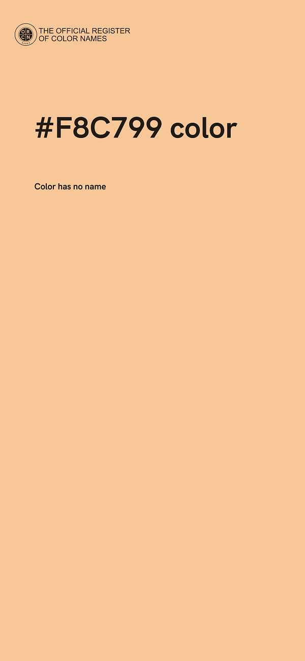 #F8C799 color image