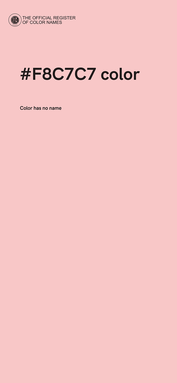 #F8C7C7 color image