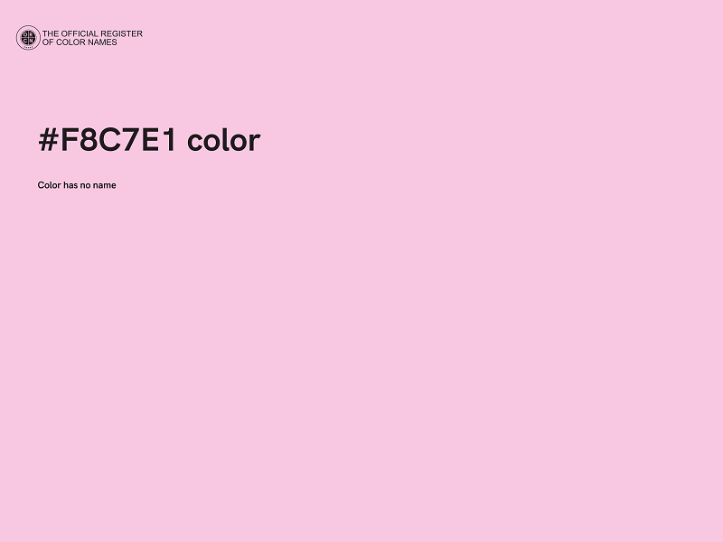 #F8C7E1 color image