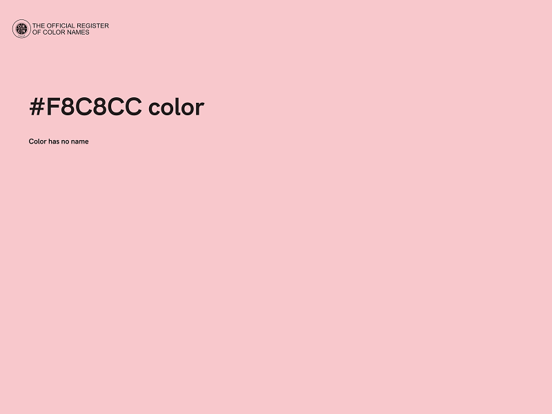 #F8C8CC color image