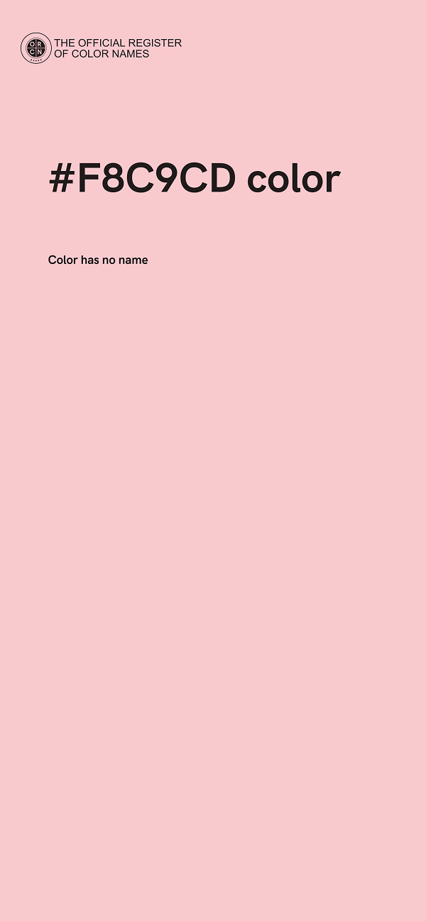 #F8C9CD color image
