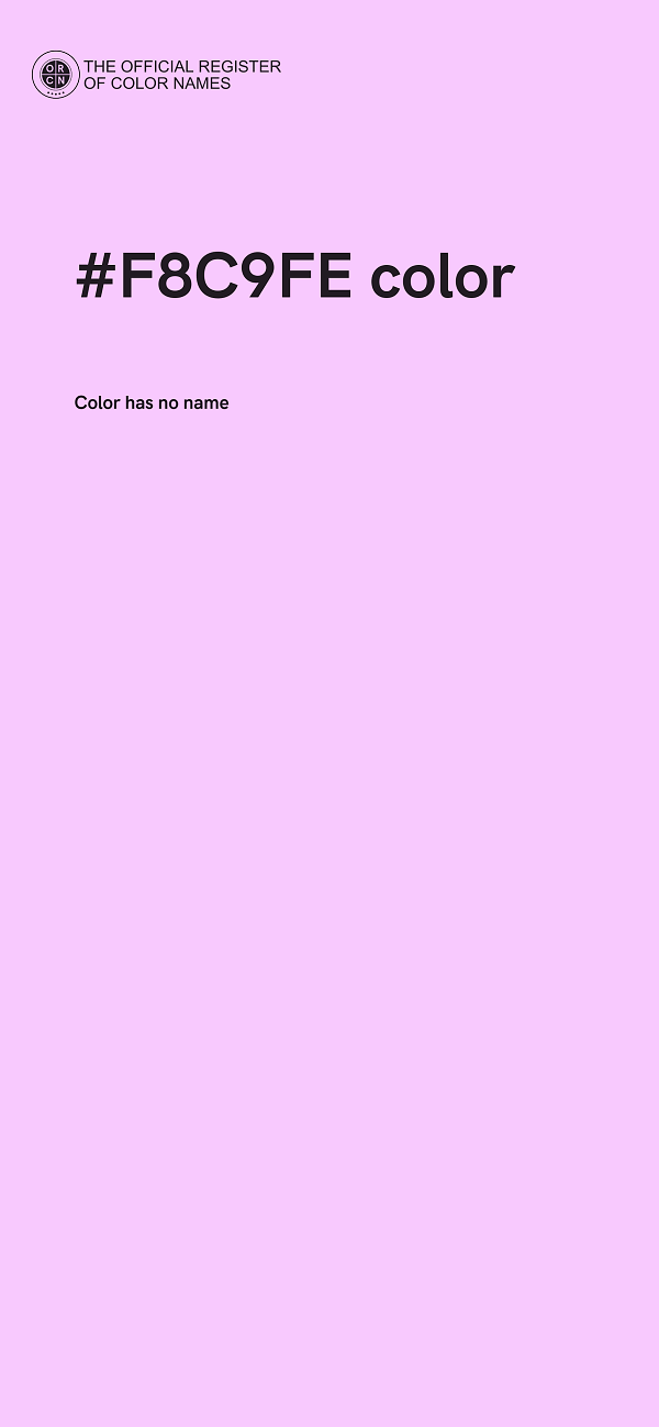 #F8C9FE color image