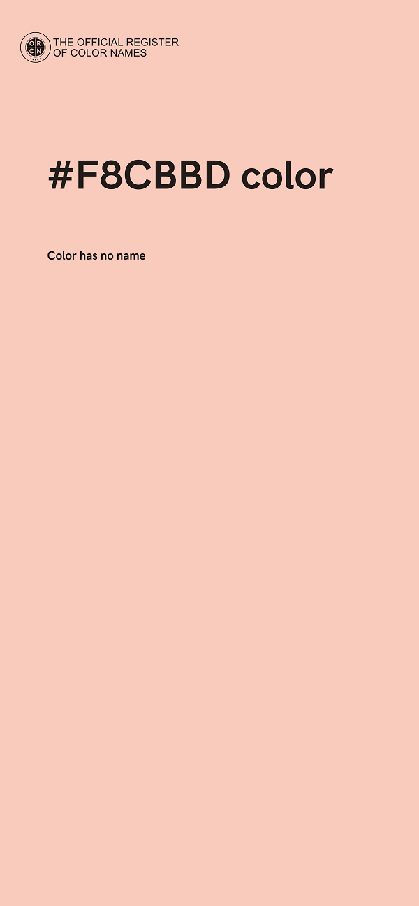 #F8CBBD color image