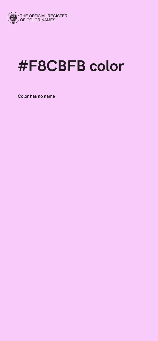 #F8CBFB color image