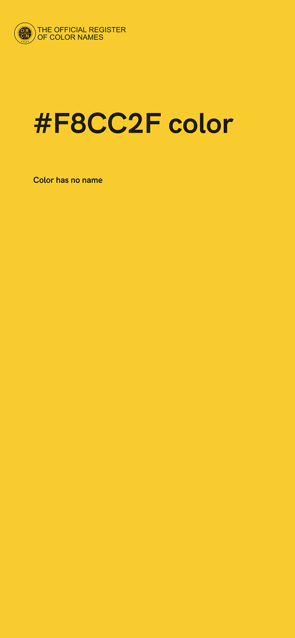 #F8CC2F color image