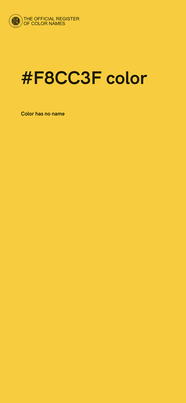 #F8CC3F color image