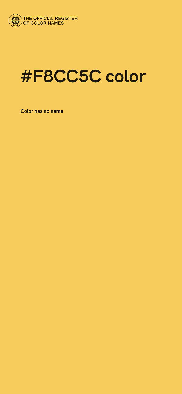 #F8CC5C color image
