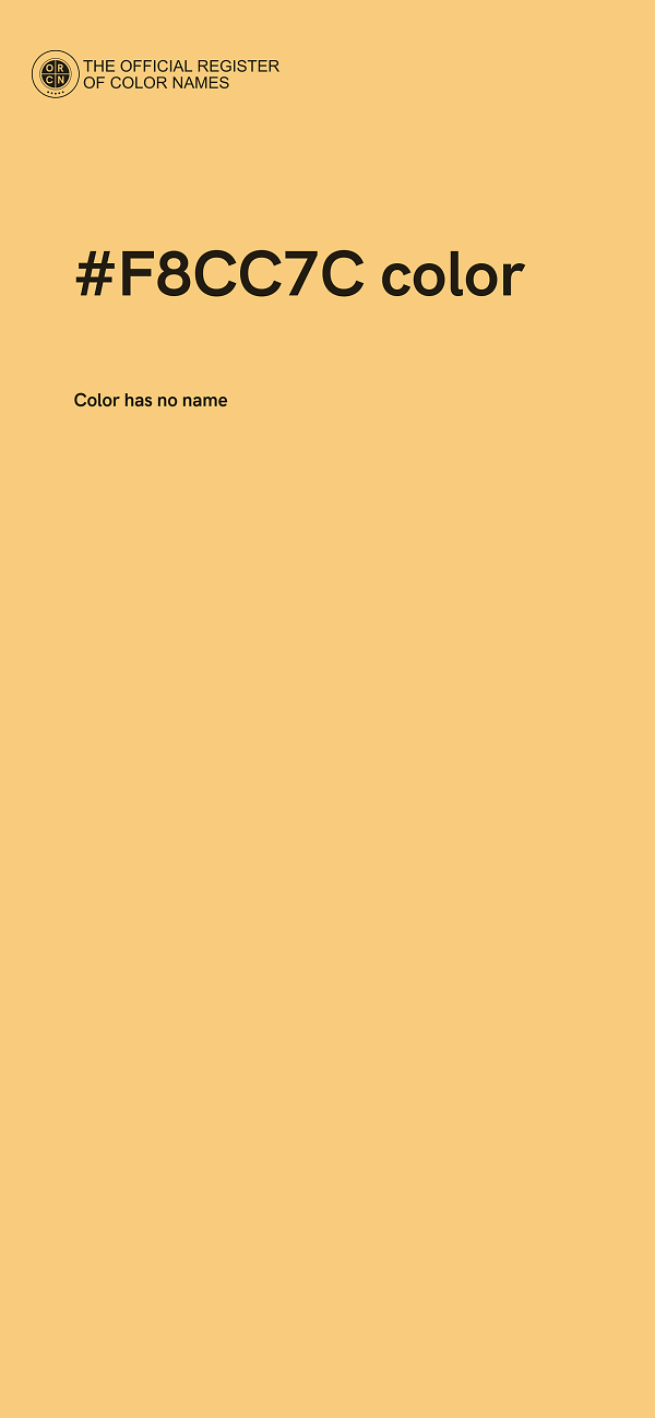 #F8CC7C color image