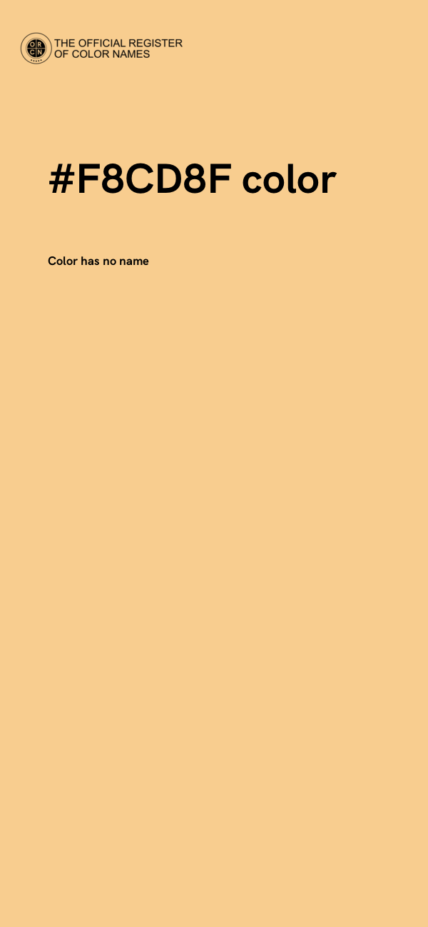 #F8CD8F color image